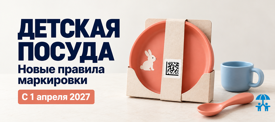 Для отдельных видов детской посуды вводится обязательная маркировка