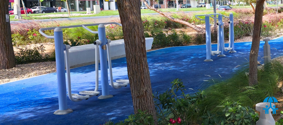 Спортивная зона «Лебера» появилась в новом парке Абу-Даби