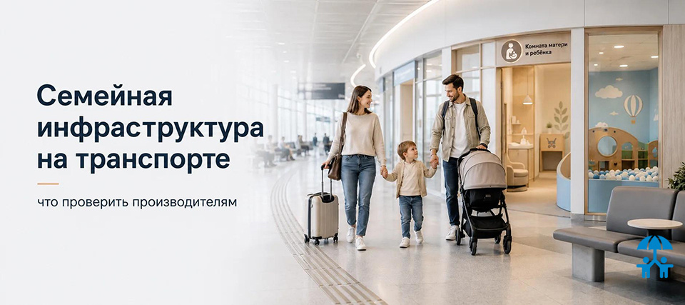Семейная инфраструктура на транспорте: что проверить производителям детских товаров после новых рекомендаций Минтранса