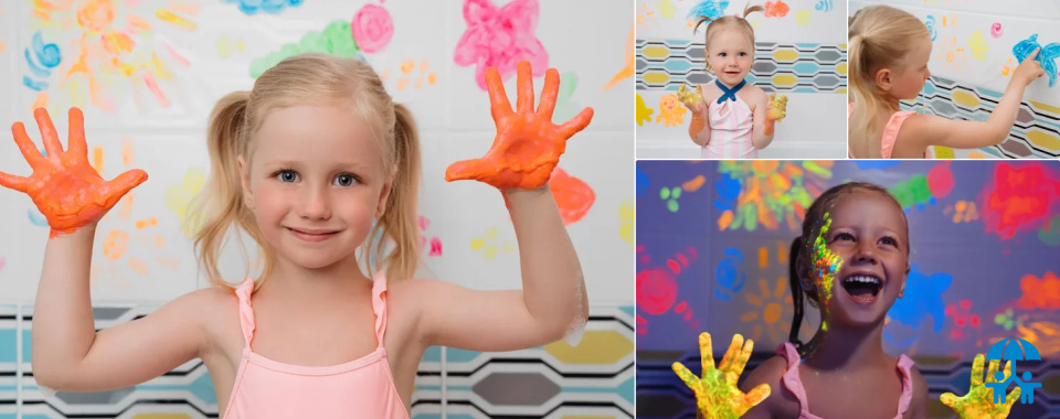 Осенняя новинка от ROXY-KIDS – пальчиковые краски в ассортименте