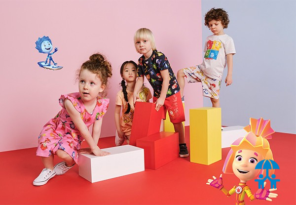 Впервые главные герои мультсериала «ФИКСИКИ» в коллаборации H&M