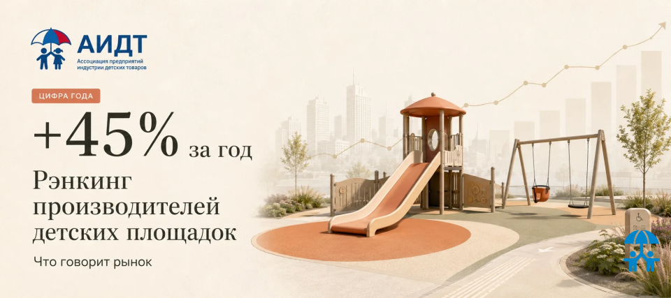 +45% за год: что рэнкинг производителей детских площадок говорит о рынке