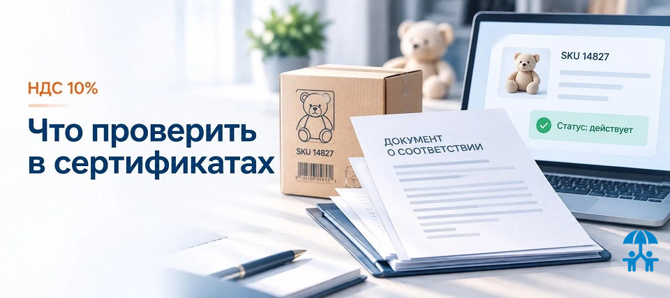 НДС 10%: что проверить в сертификатах на детские товары