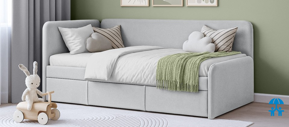 Новинка от мебельной фабрики «Корона»: современная детская кровать Olivia Twin