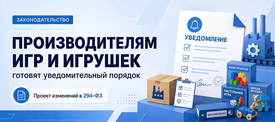 Производителям игр и игрушек готовят уведомительный порядок: что важно проверить заранее