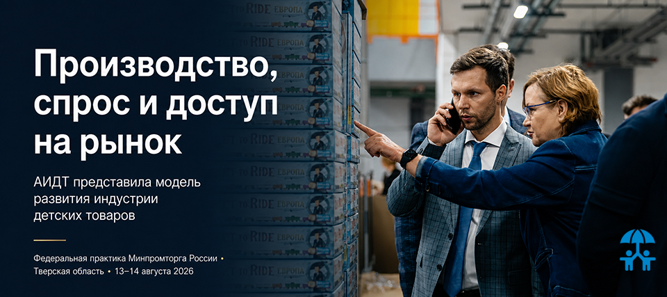 Производство, спрос и доступ на рынок: АИДТ представила модель развития индустрии детских товаров