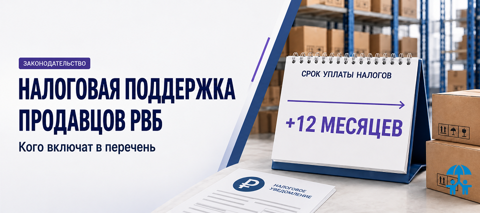 Налоговая поддержка продавцов Wildberries: кого включат в перечень РВБ и какие платежи перенесут
