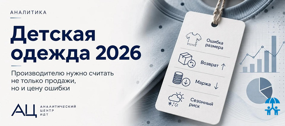 Детская одежда 2026: производителю нужно считать не только продажи, но и цену ошибки