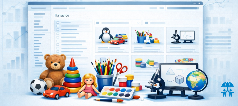 Игрушки, товары для творчества и учебное оборудование включены в эксперимент по каталогизации госзакупок