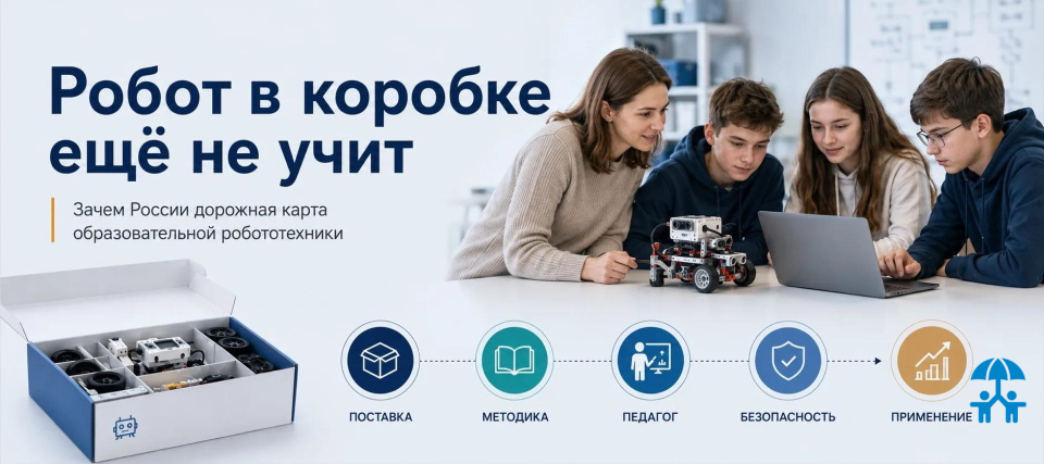 Робот в коробке ещё не учит: зачем России дорожная карта образовательной робототехники