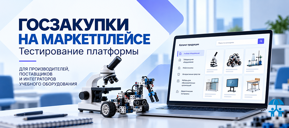 Поставщиков учебного оборудования приглашают протестировать платформу госзакупок Группы RWB 