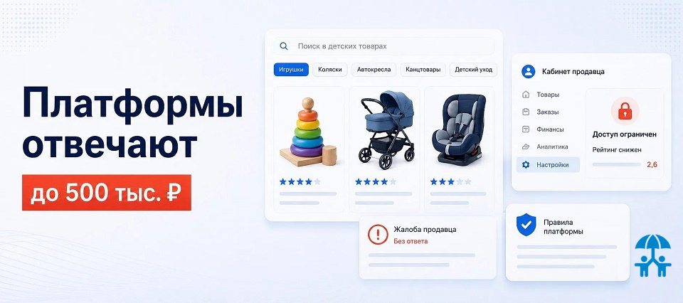 Маркетплейсы будут штрафовать за блокировки продавцов и нерассмотрение жалоб