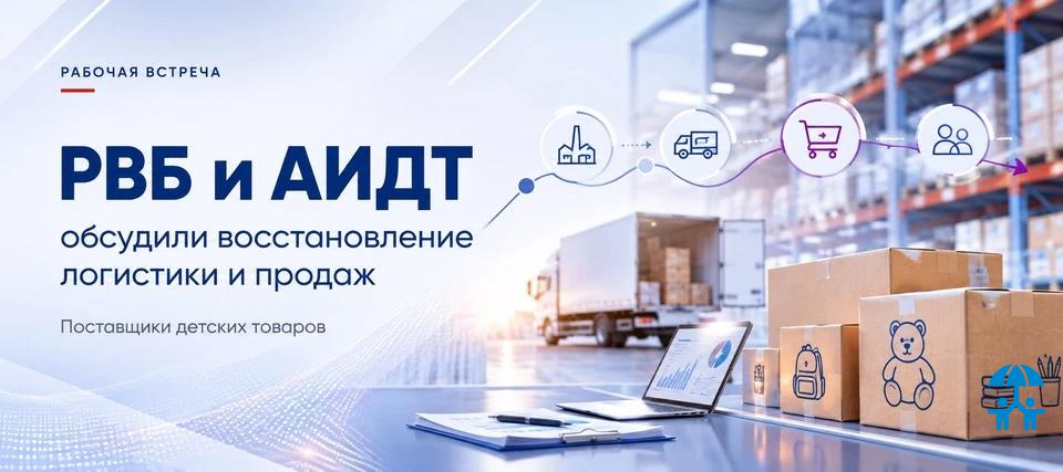 РВБ и АИДТ обсудили восстановление логистики и продаж поставщиков детских товаров