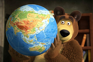 Мультсериал "Маша и Медведь" вошел в топ-5 самых востребованных детских шоу в мире