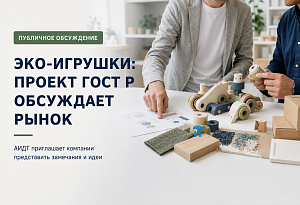 Проект ГОСТ Р на игрушки из экологичных материалов вынесен на публичное обсуждение
