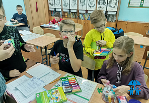 Российские производители детских товаров предоставили материалы для занятий в рязанскую школу