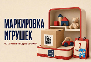 С 1 сентября оборот немаркированных игрушек будет запрещён